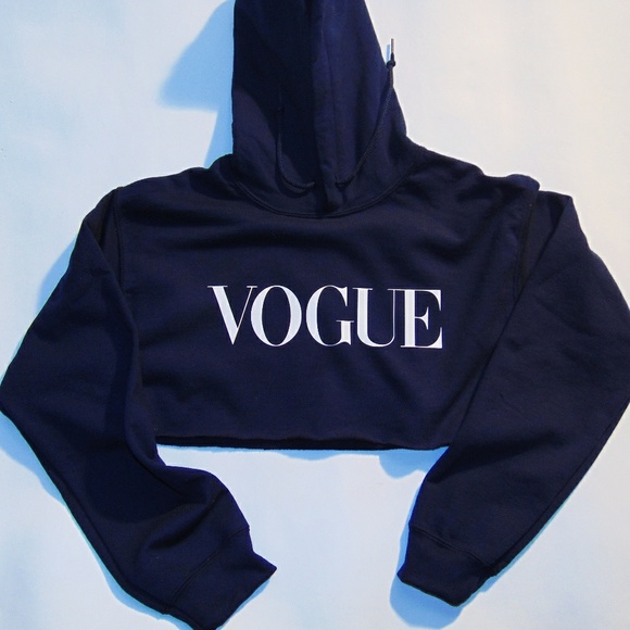 Forever 21 Vogue cropped Hoodie - Picture 2 of 4